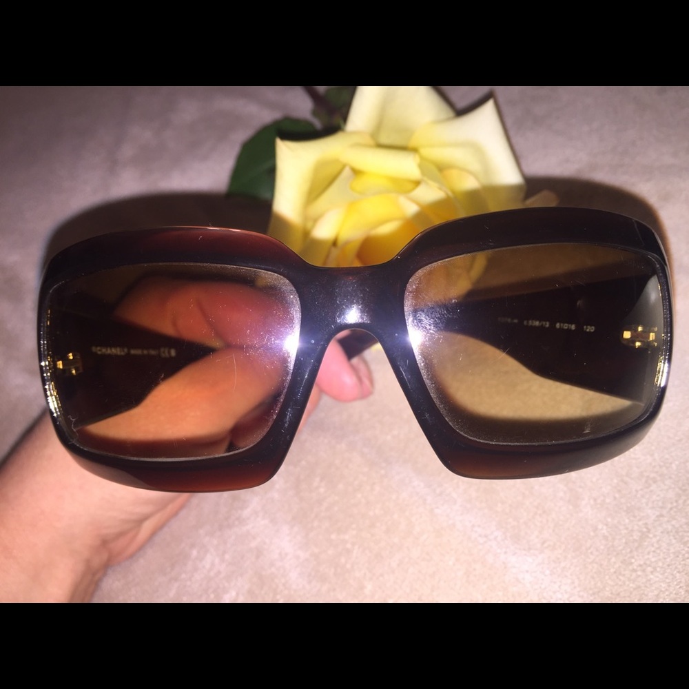 CHANEL Mother of Pearl Sunglasses 5076-H Brown - Picture 2 of 8